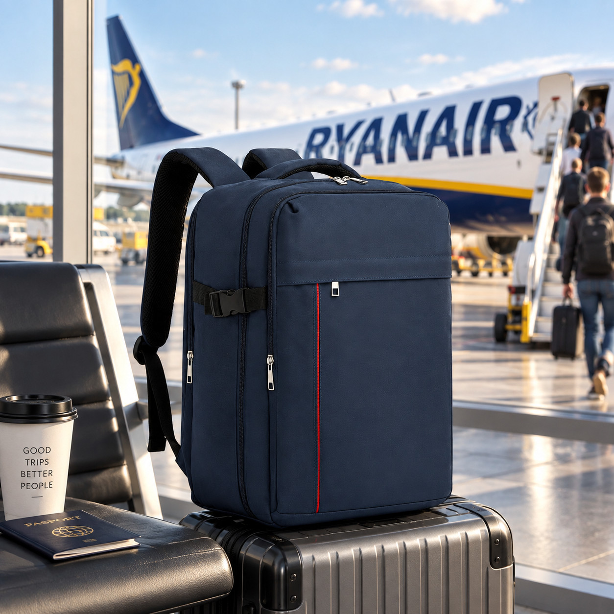 Batohy do letadla RYANAIR jako firemní dárky